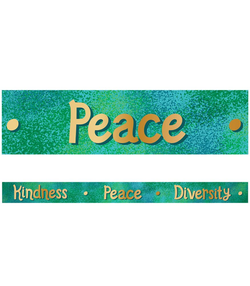 One World Straight Bulletin Board Borders