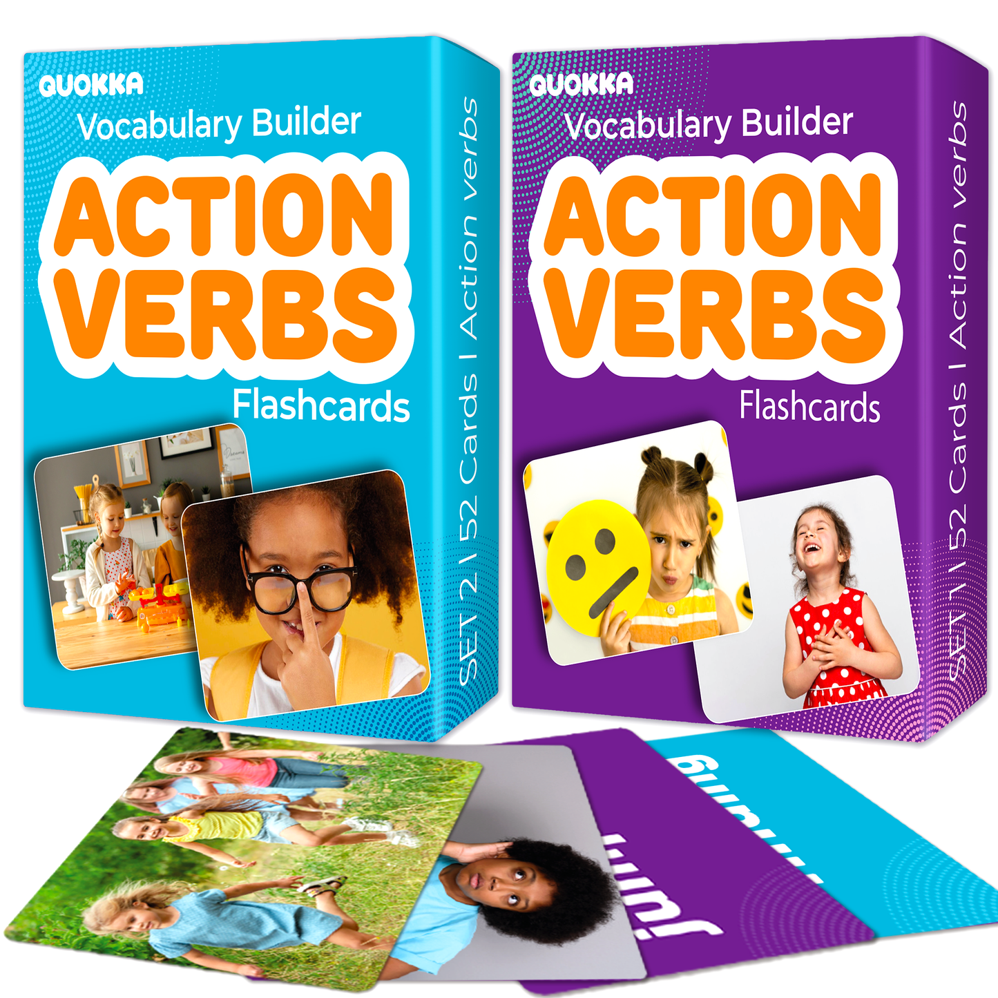 Flash Cards Age 4+ for Speech Therapy | Action Verbs