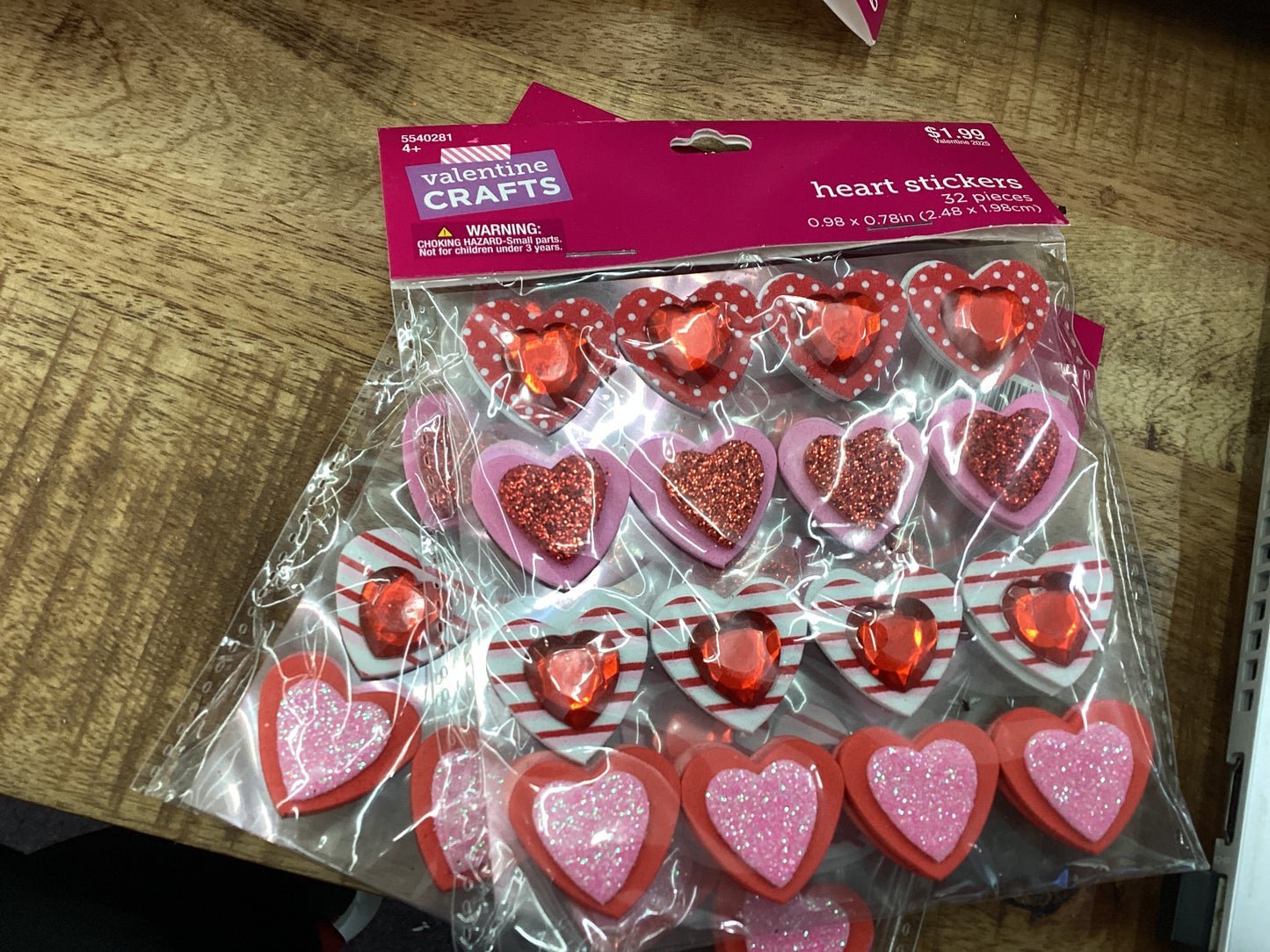 Heart Stickers 32 count