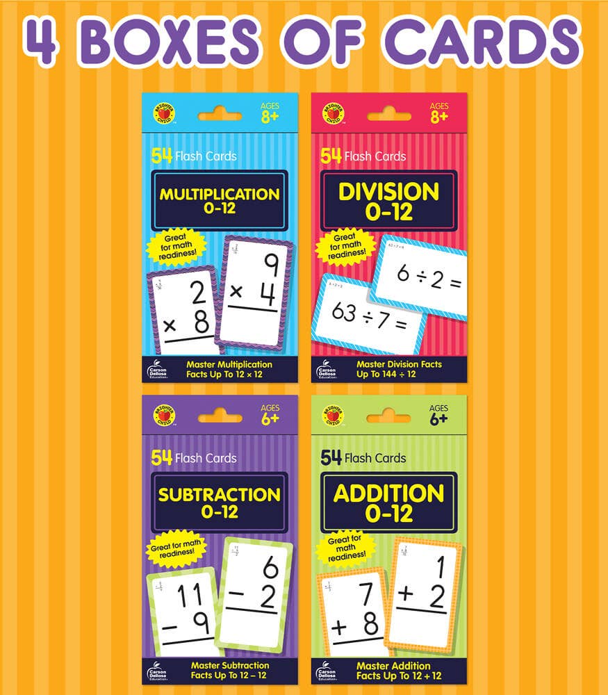 Brighter Child Math Flash Card Set