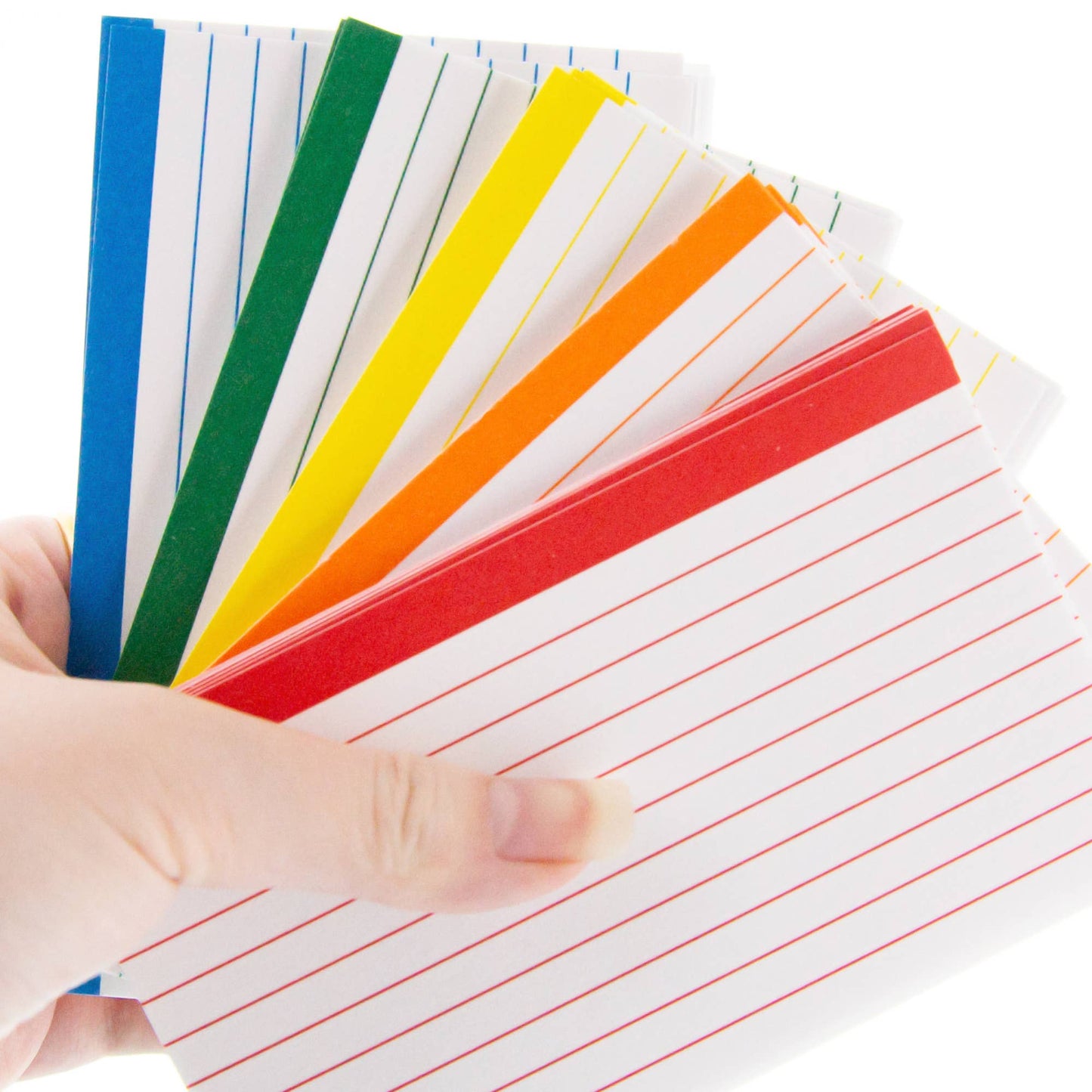 Ruled Color Coded Index Card 3" X 5" 100 Ct.: 36
