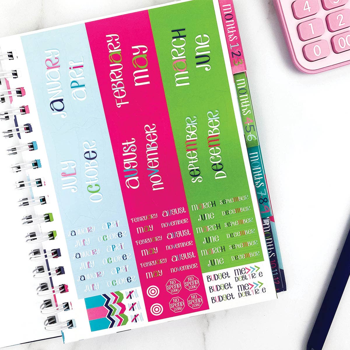 NEW! Budgeting Bundle | Budget Binder™ Planner + Accessories: Speckles Bundle