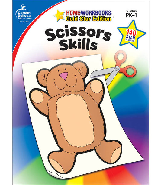 Scissors Skills Workbook Grade PK-1