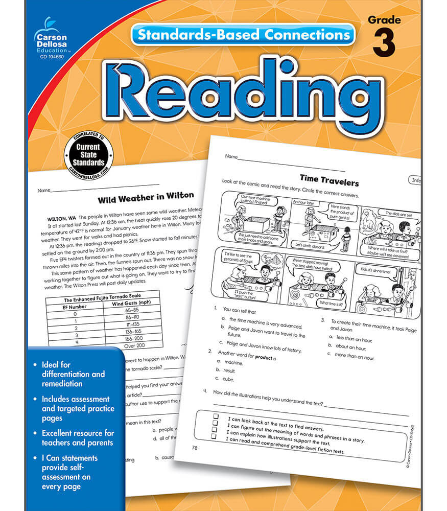 Standards-Based Connections: Reading Workbook Grade 3