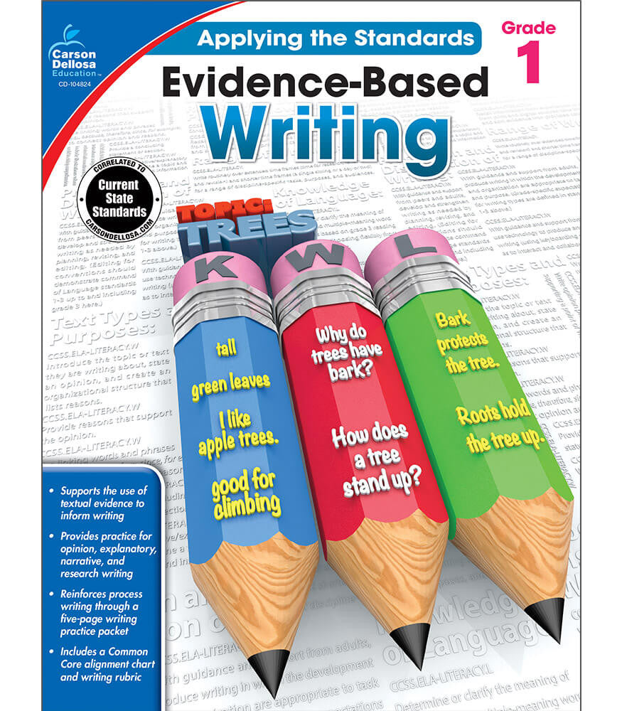 Evidence-Based Writing Workbook Grade 1