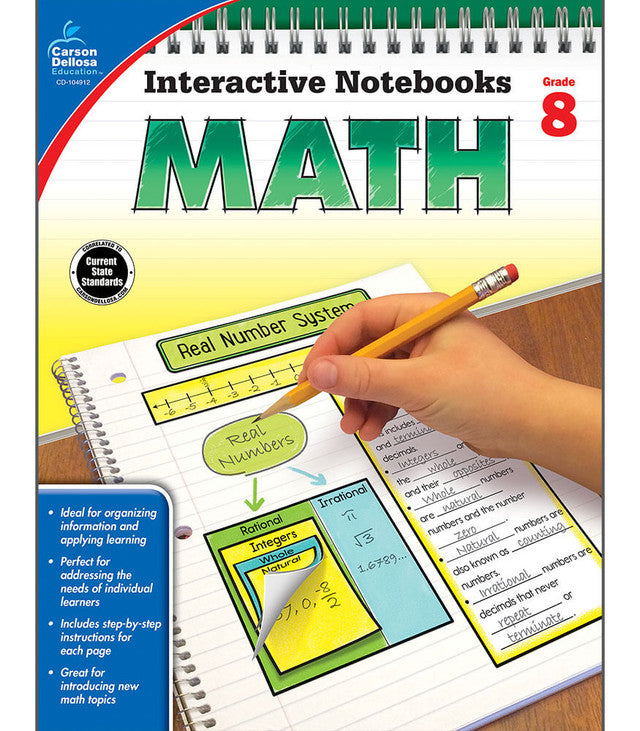 Interactive Notebooks: Math Resource Book Grade 8