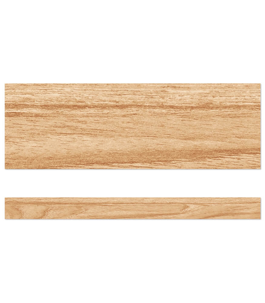Light Wood Grain Straight Bulletin Board Borders