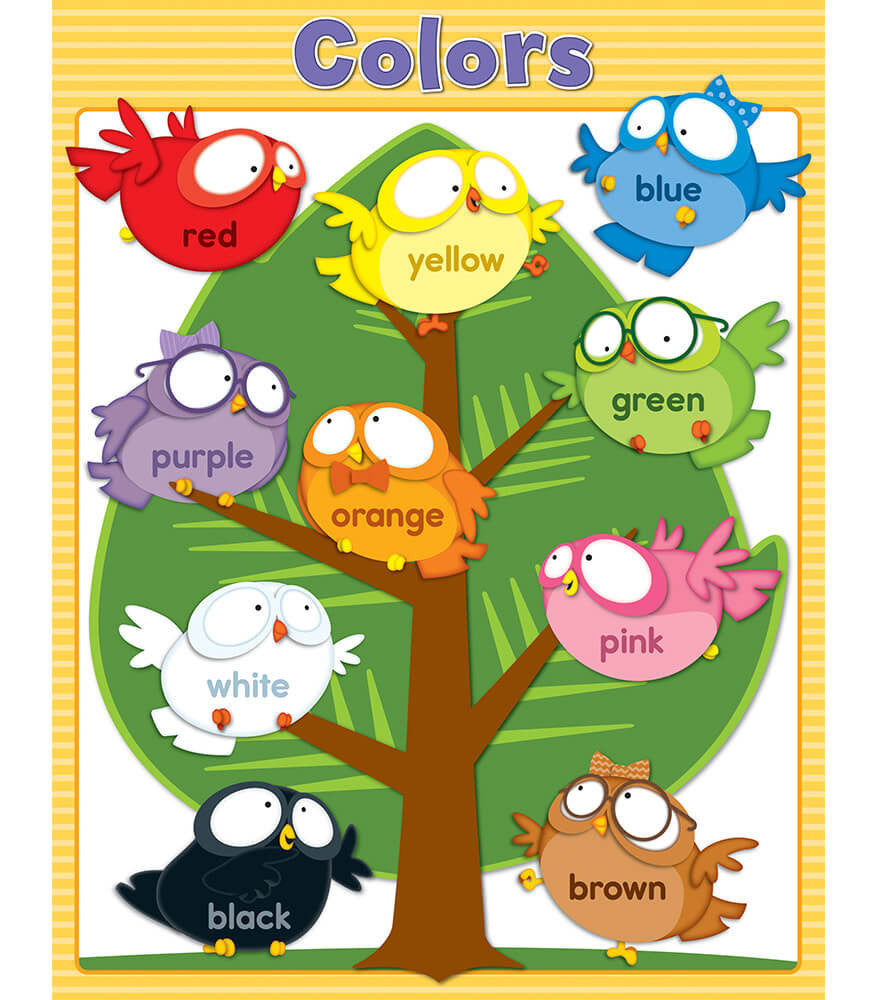 Owl Pals Colors Chart