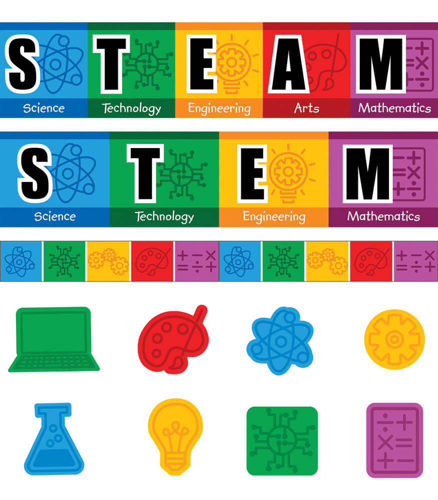 STEAM Instructional Resources Bulletin Board Set
