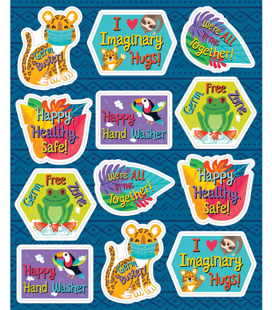 Germ Busters Motivational Stickers