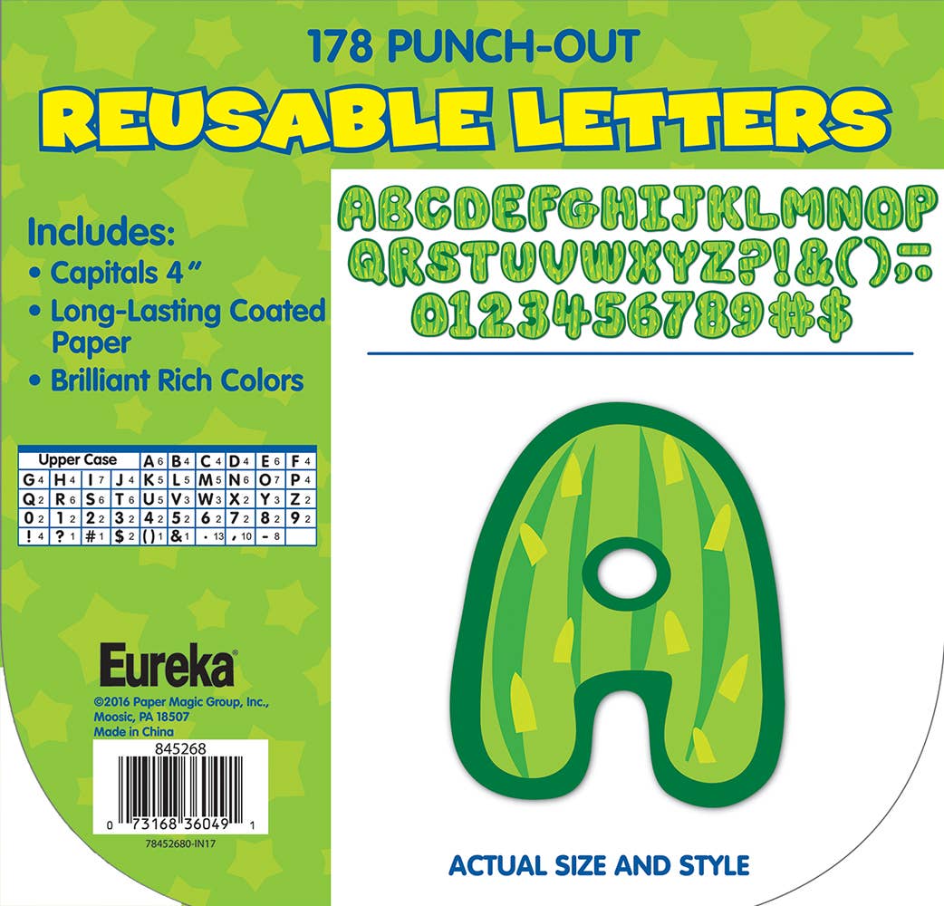 A Sharp Bunch Bulletin Board Deco Letters