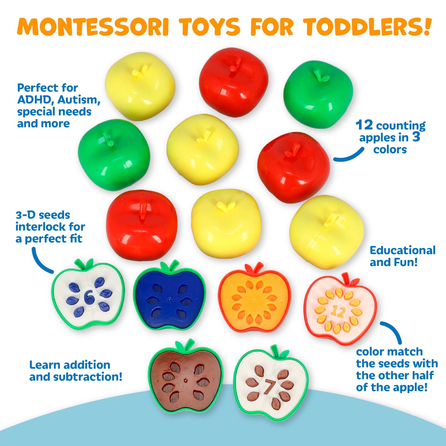 Counting Games - STEM Apple Factory Learning Toys
