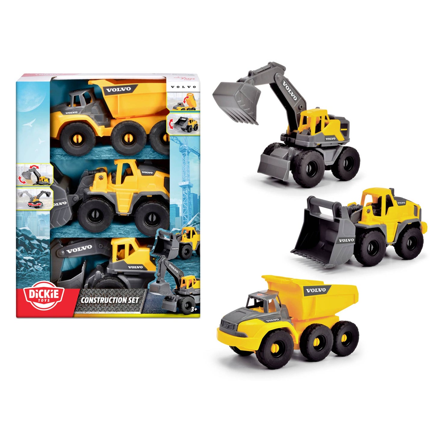 Simba Dickie - Volvo Construction Vehicle Set
