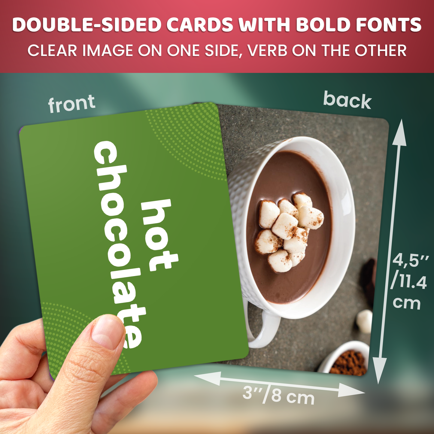 Flash Cards Ages 5+ for Speech Therapy | Food