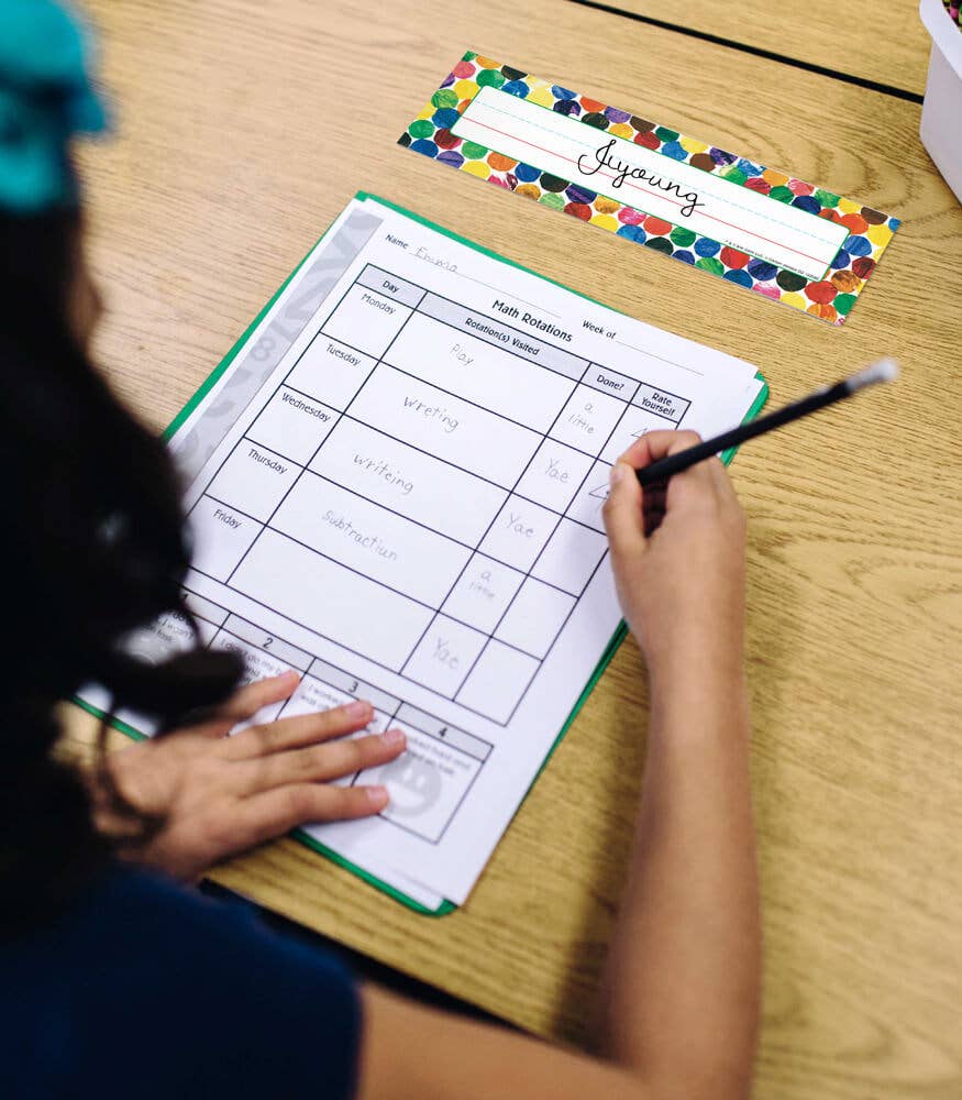 Eric Carle Dots Name Plates