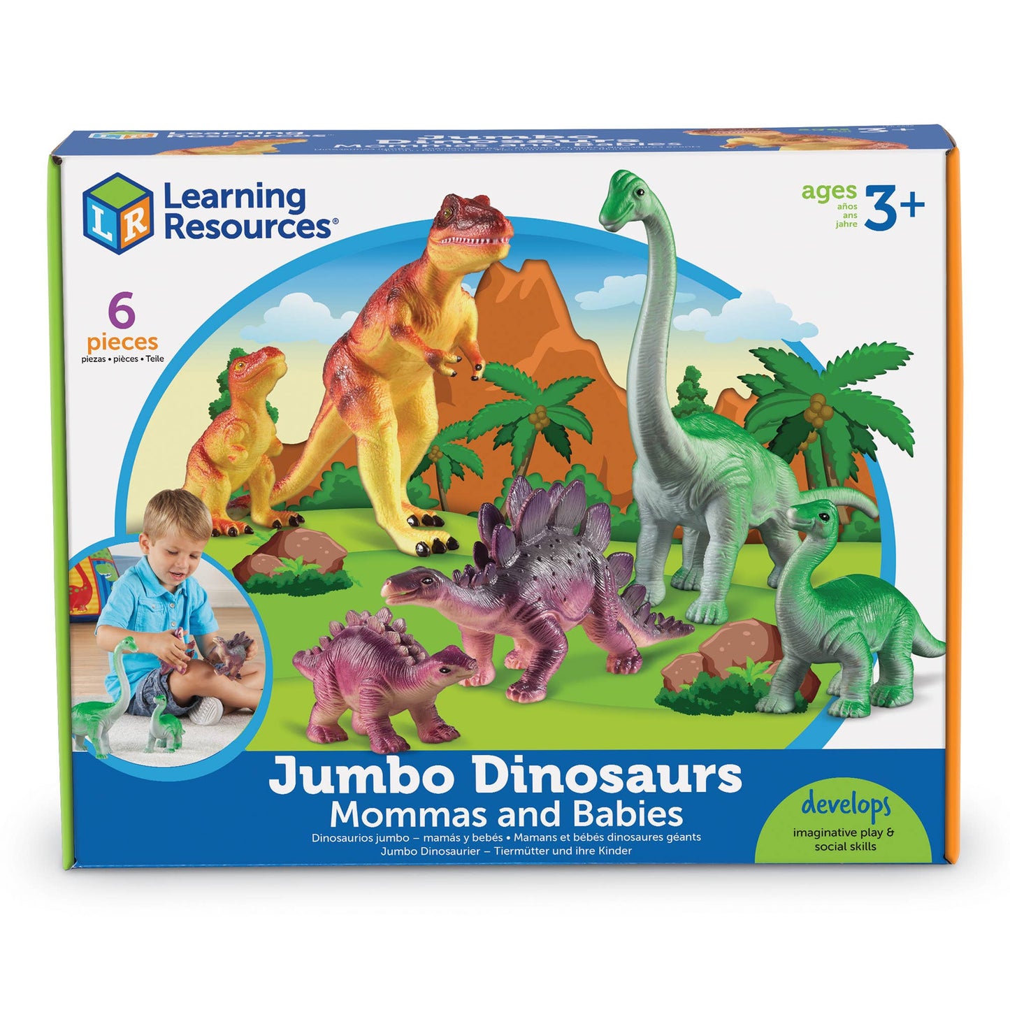 Jumbo Dinosaurs: Mommas and Babies