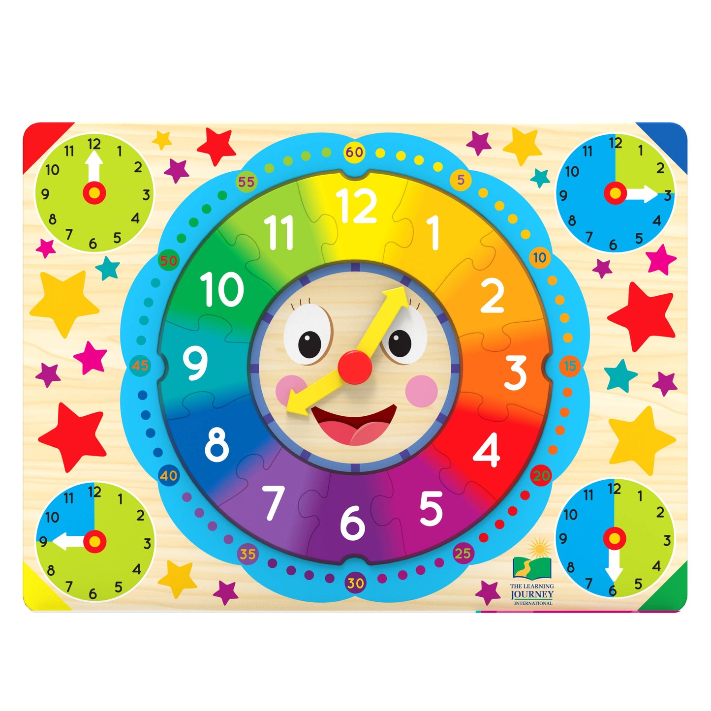 Lift & Learn Clock: Cardboard