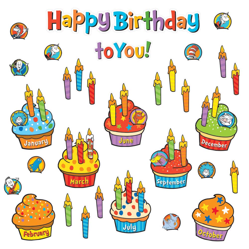 Dr. Seuss™ Birthday Mini Bulletin Board Set