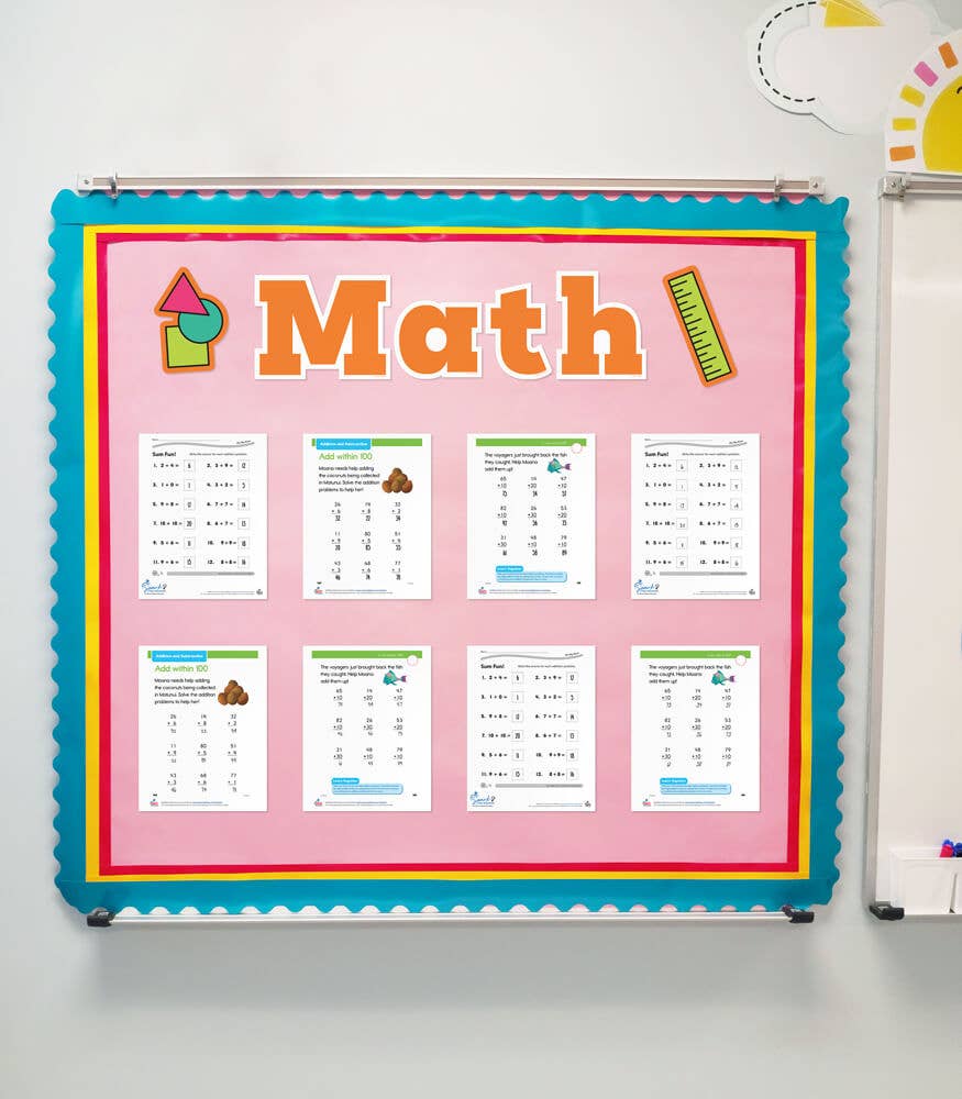 Wall Signs for Core Subjects Bulletin Board Set