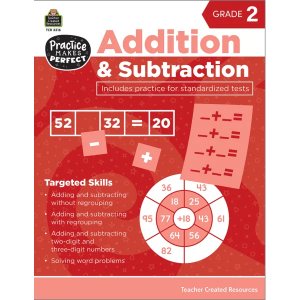 Practice Makes Perfect: Addition & Subtraction Grade 2