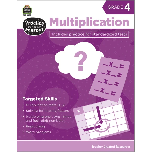 Practice Makes Perfect: Multiplication Grade 4