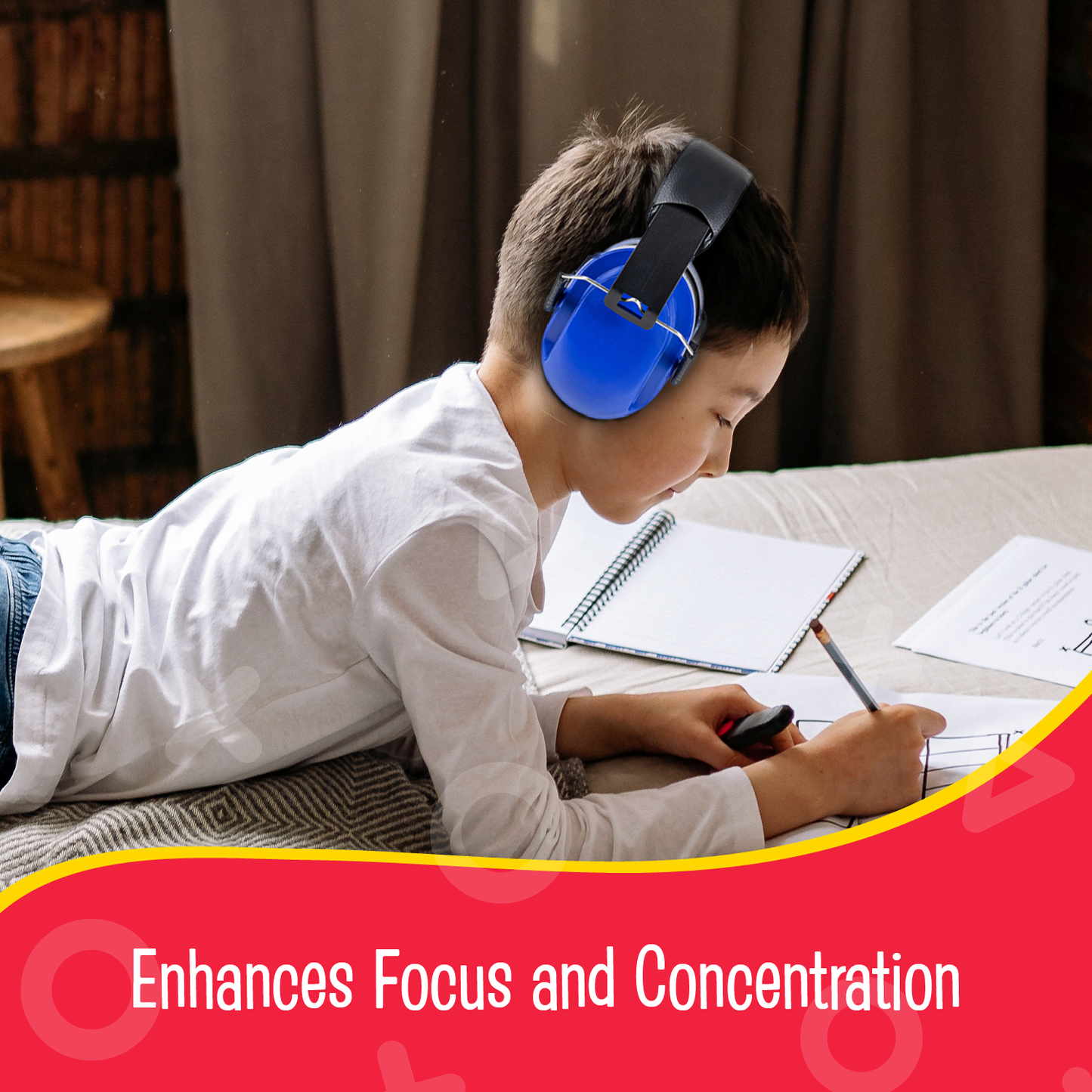 Everyday Earmuff - Calm Noise Cancelling Headphone for Kids: Dark Blue