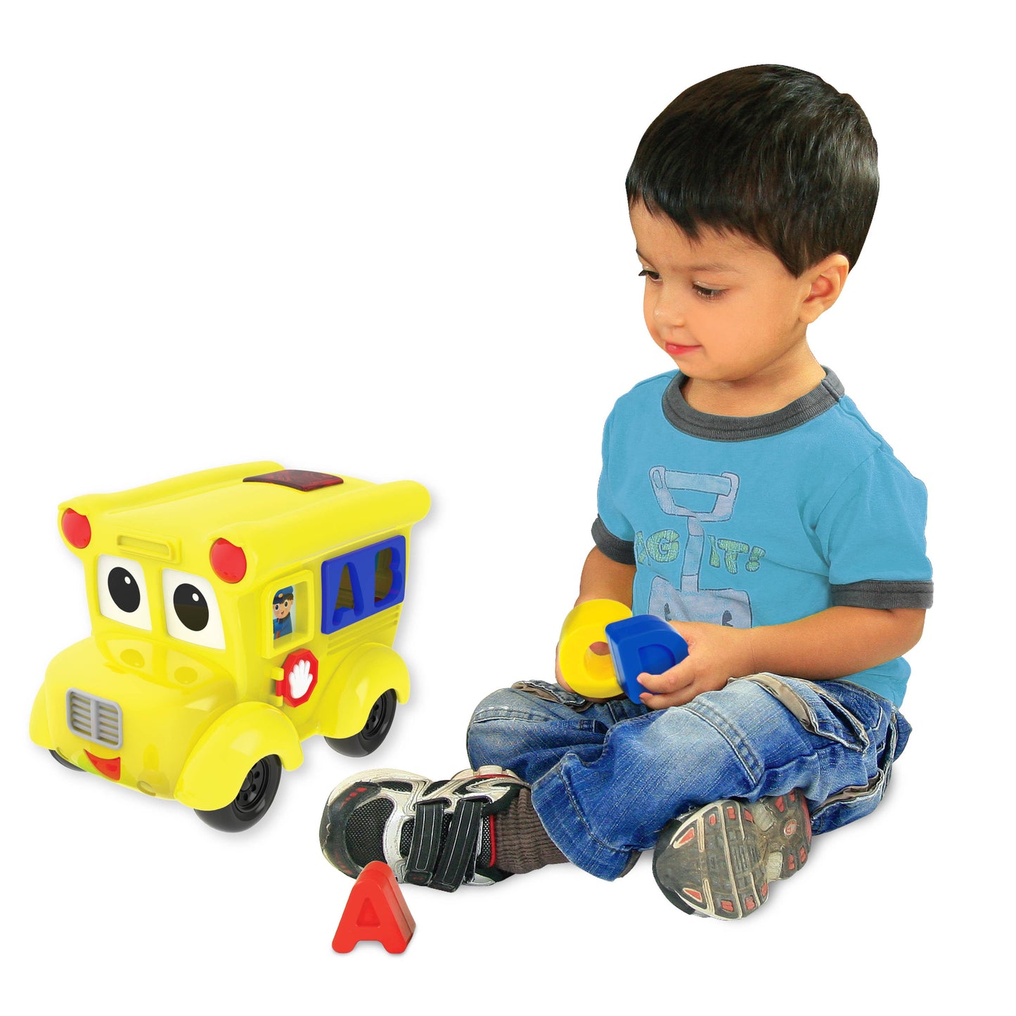 Talking Shape Sorter - Letterland Schoolbus: Plastic