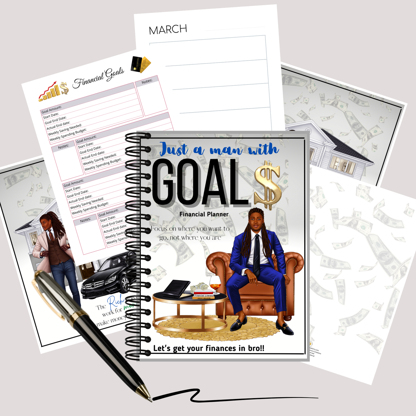 Male Goal Financial Planner: Style 3