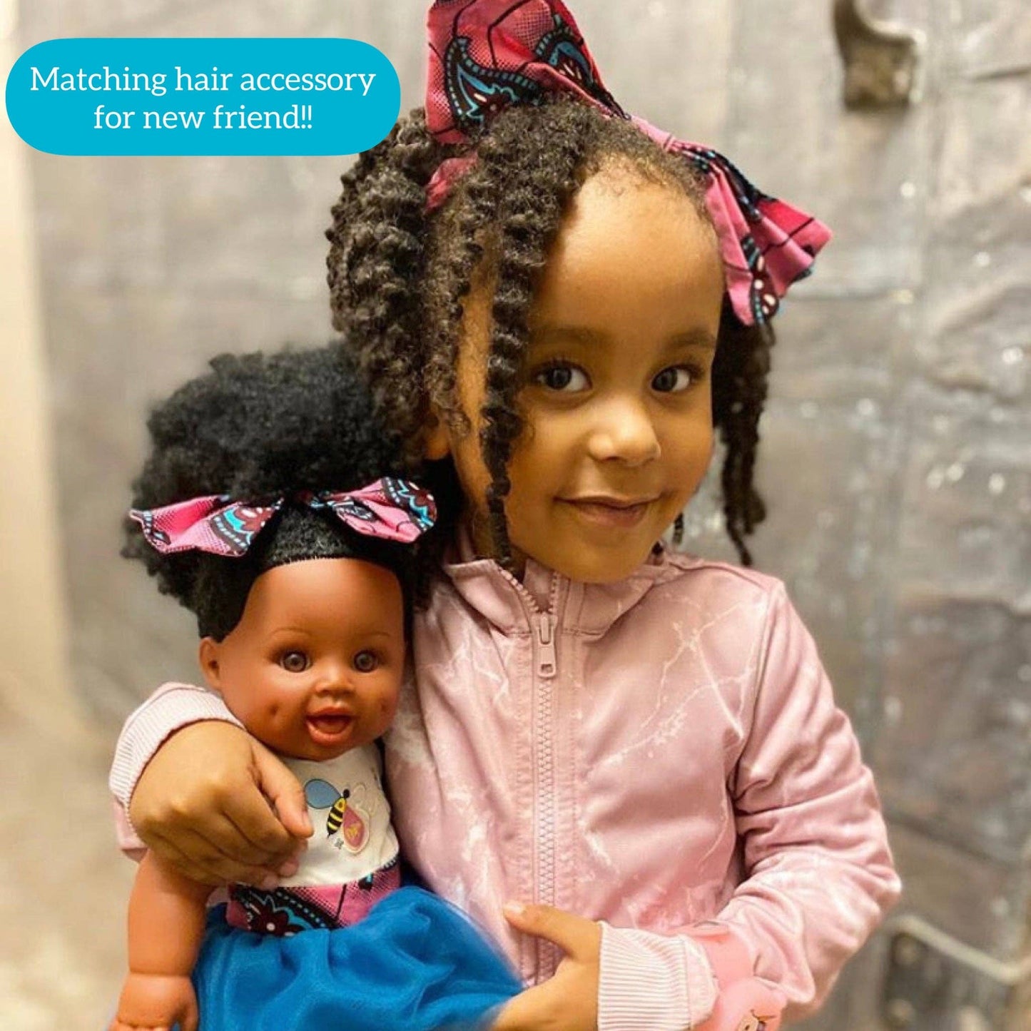 Positively Puffy BeeBlack Baby Doll Natural Curly Hair