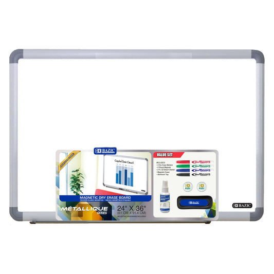 Alum Framed Magnetic Dry Erase Board 24" x 36": 4