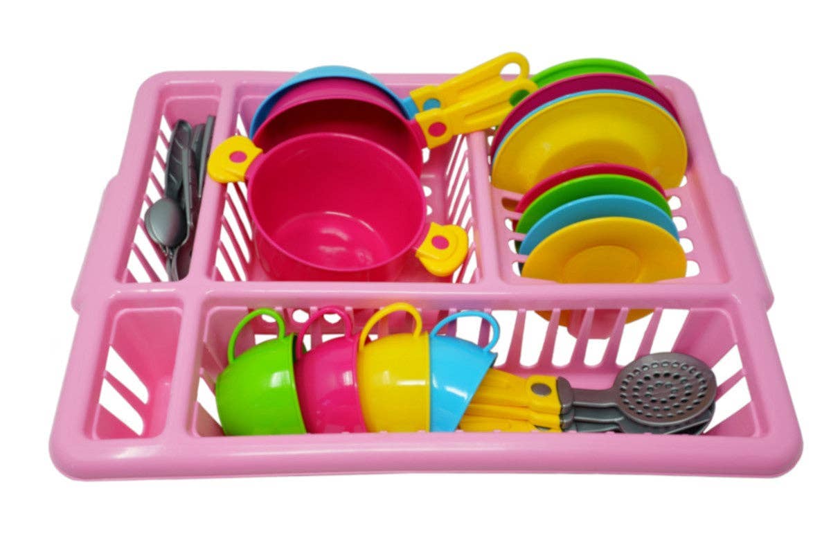 TECHNOK Kitchenware Playset - Dish Drainer Set (33 Pieces)