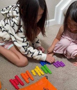 Sorting Bears Counters. Learning Activities 10 colors. 100pc