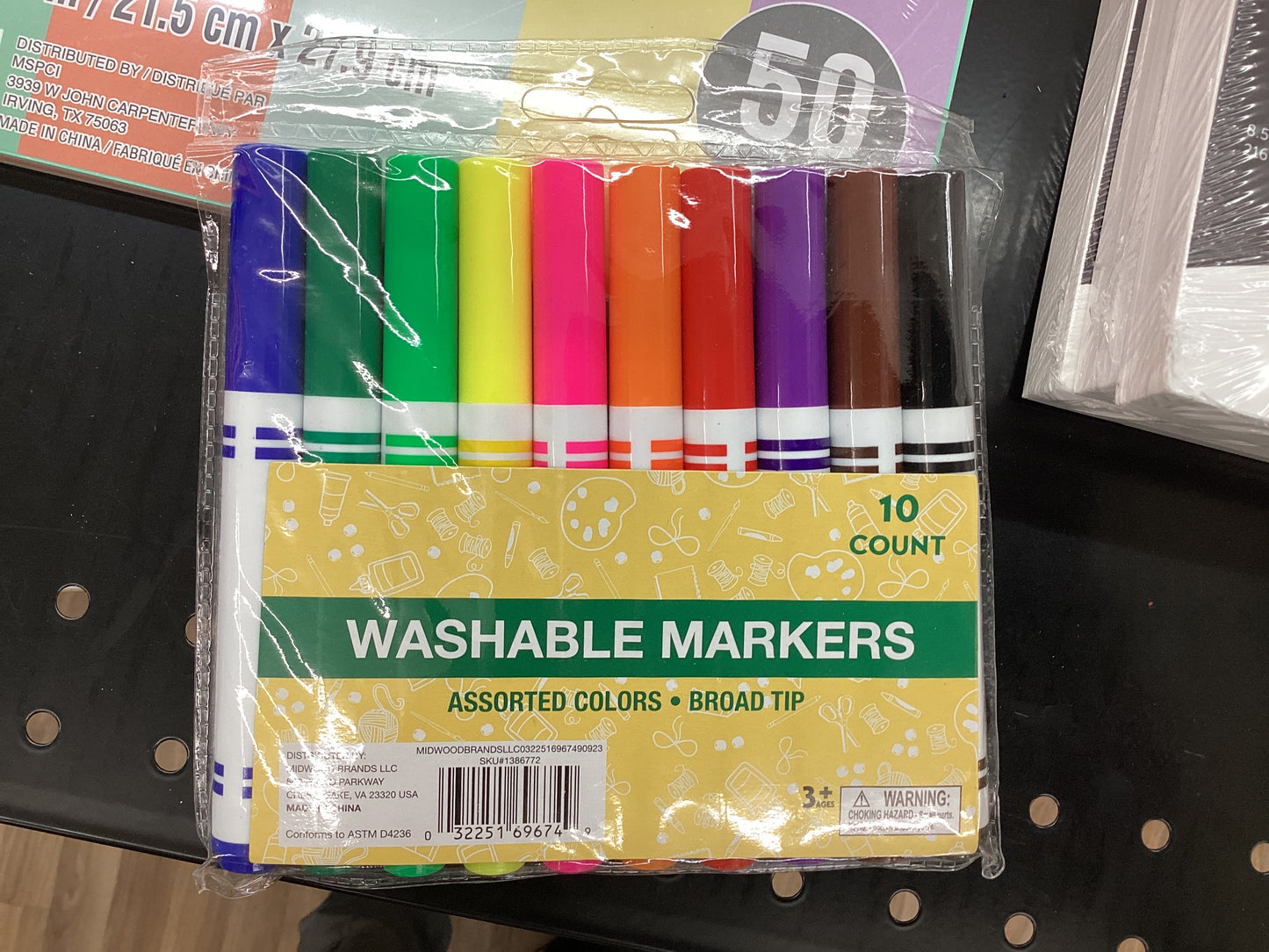 10 count washable markers - generic