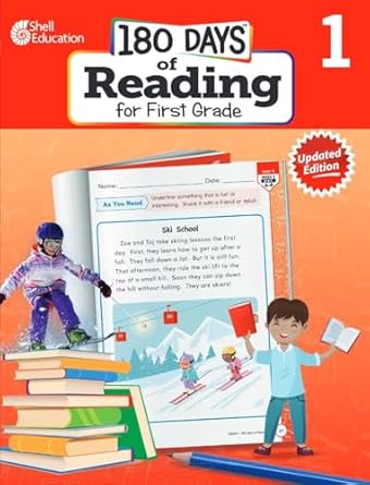 180 Days™: Reading for 1st Grade 2nd Edition Practice Workbook