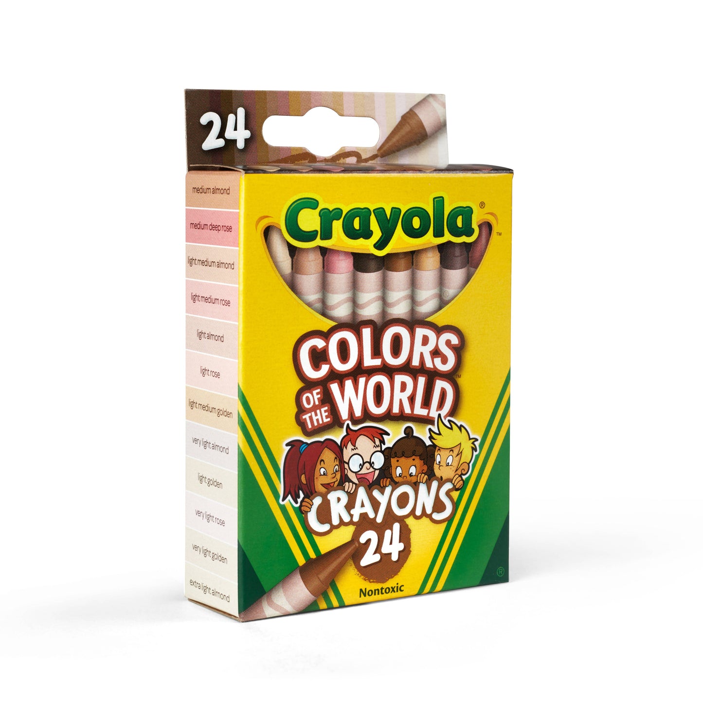 6-pack 24 Count Crayola Colors of the World Crayons