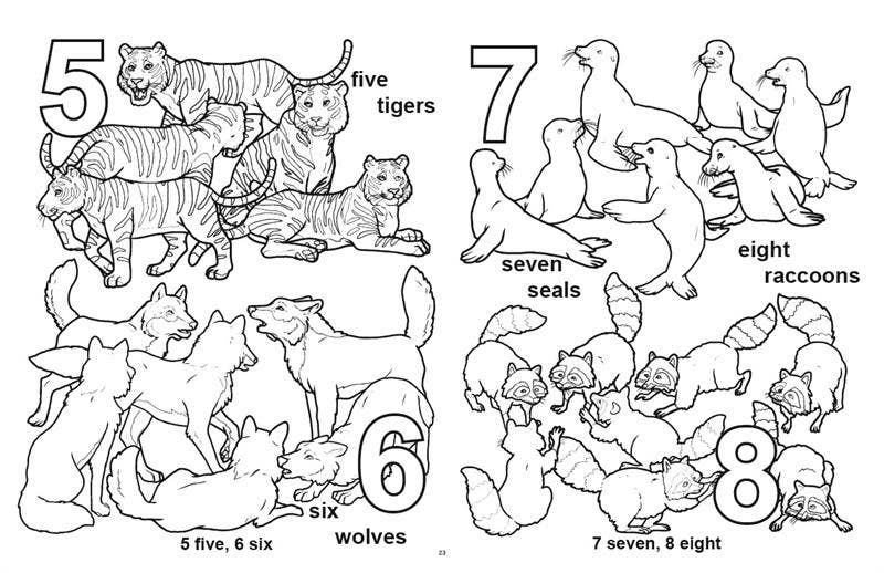 ABC-123 LapTop Coloring Book 17"x11"