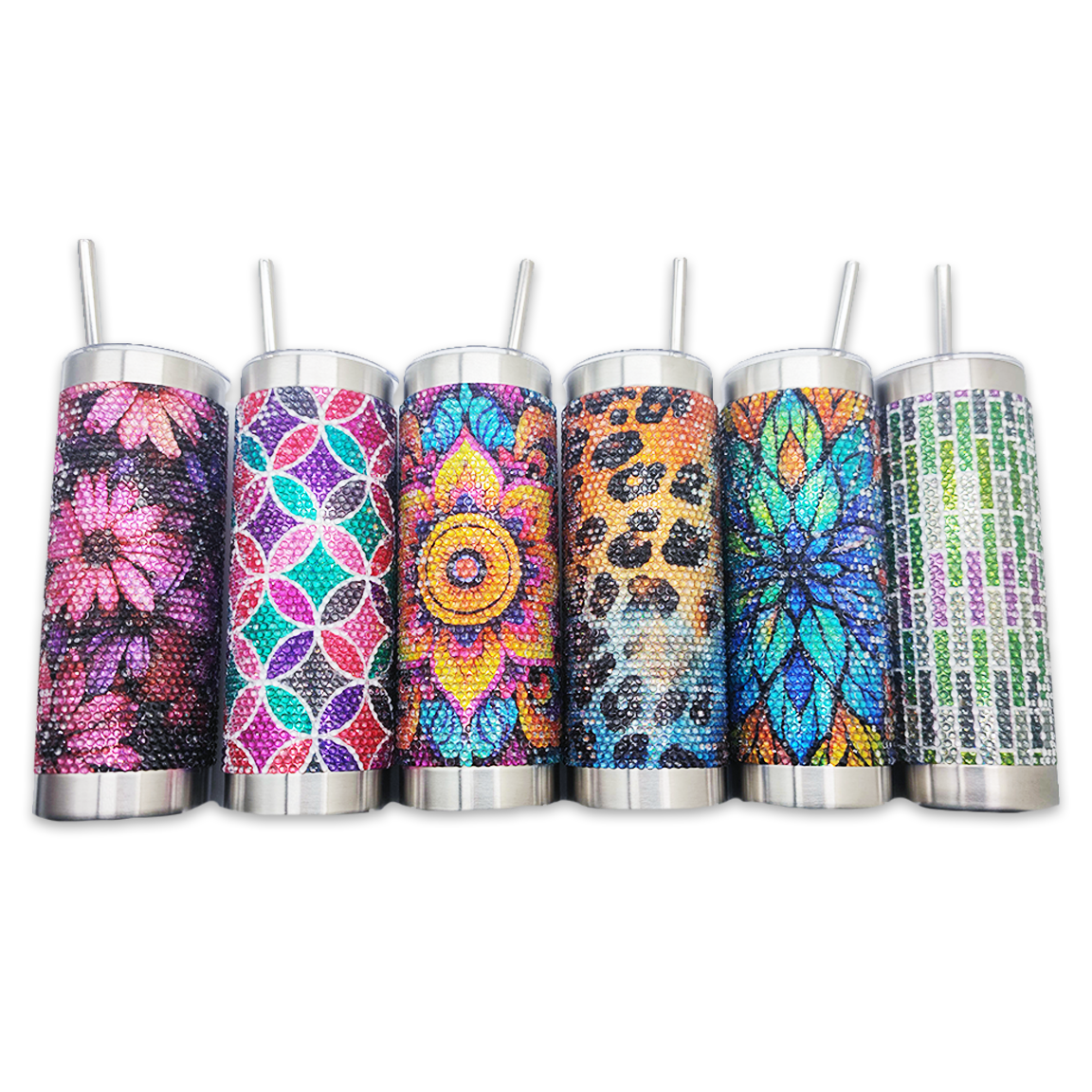 ROUGHNECK 24OZ RHINESTONE TUMBLER CUP