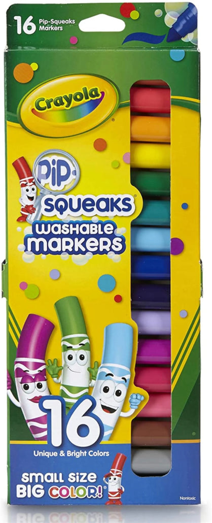 16 Count Crayola Pip-Squeak Washable Markers