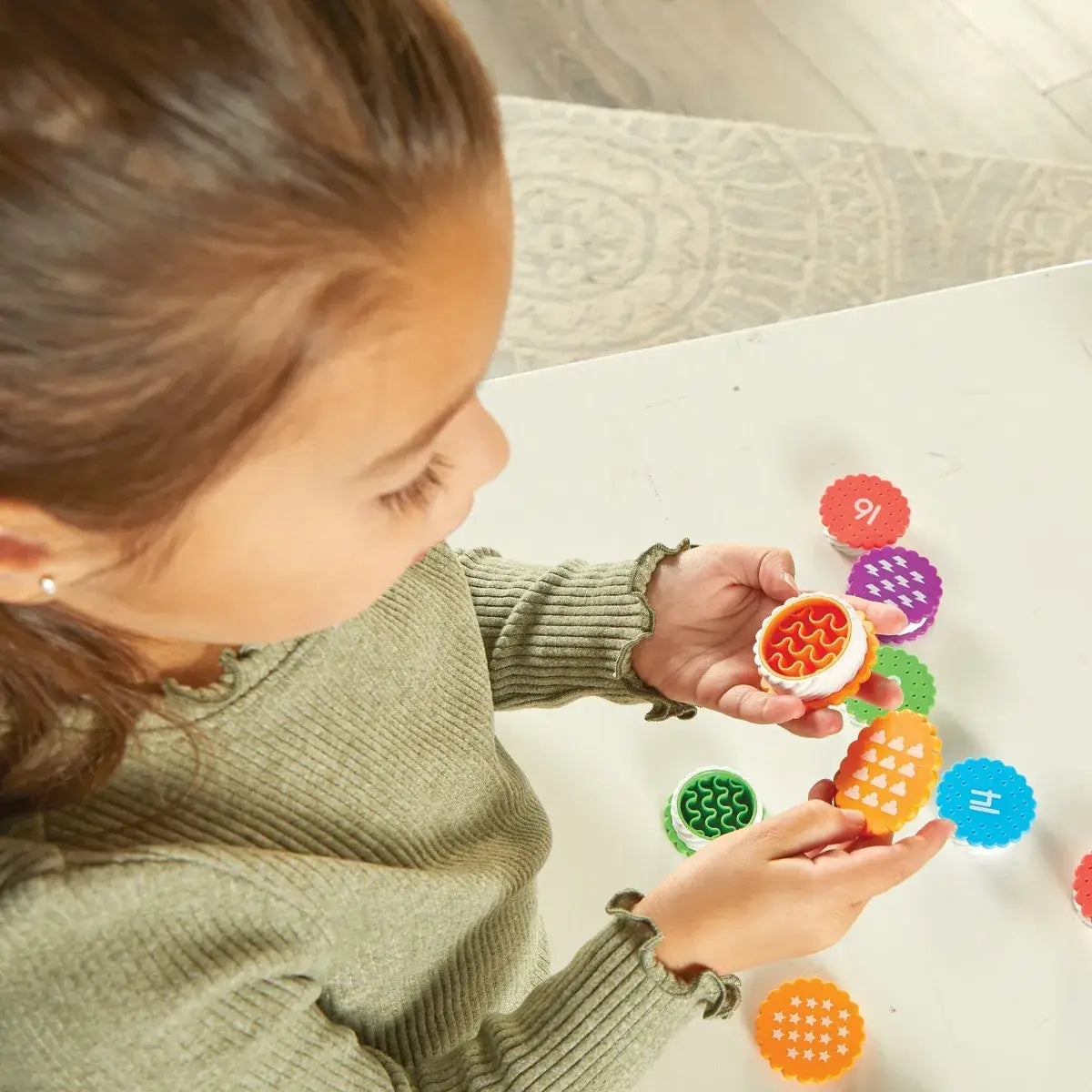 Mini Number Cookies