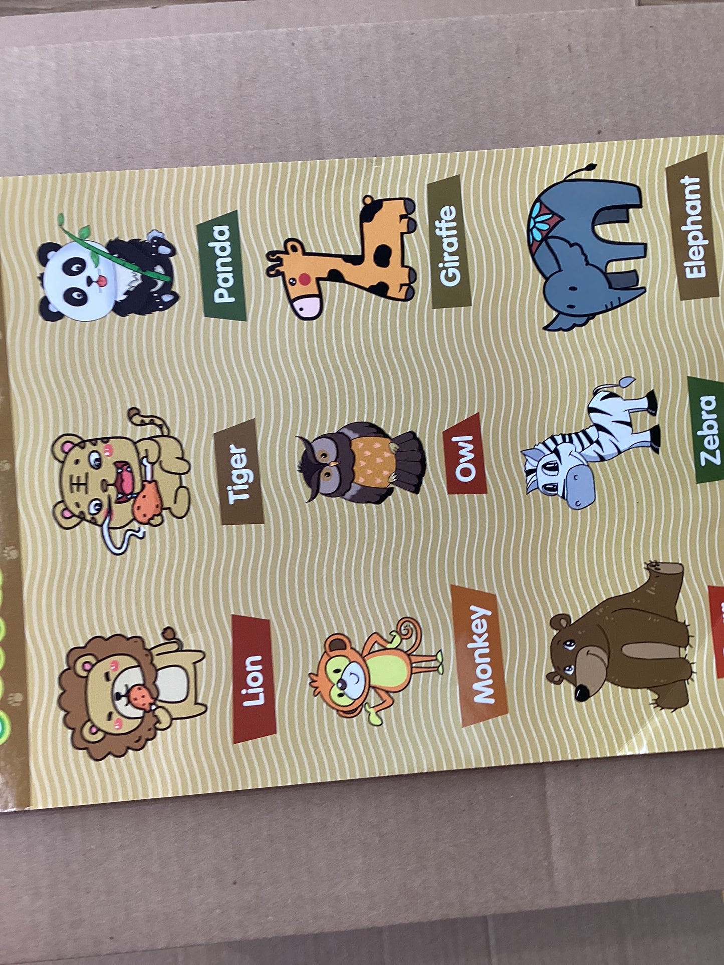 Wild Animals  Small Poster