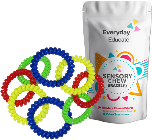 Chewy Dewey™ Sensory Bracelet - (8 Pack)