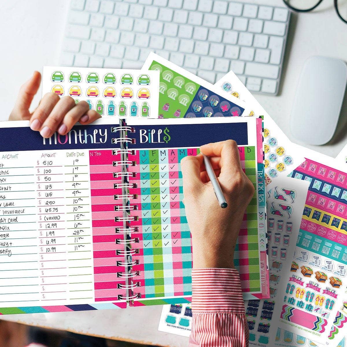NEW! Budgeting Bundle | Budget Binder™ Planner + Accessories: Speckles Bundle