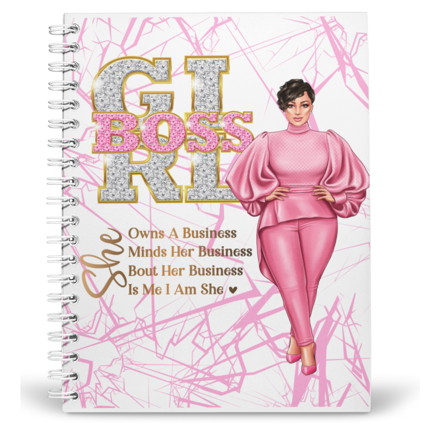 Cute Girl Boss Bling Notebook: Notebook