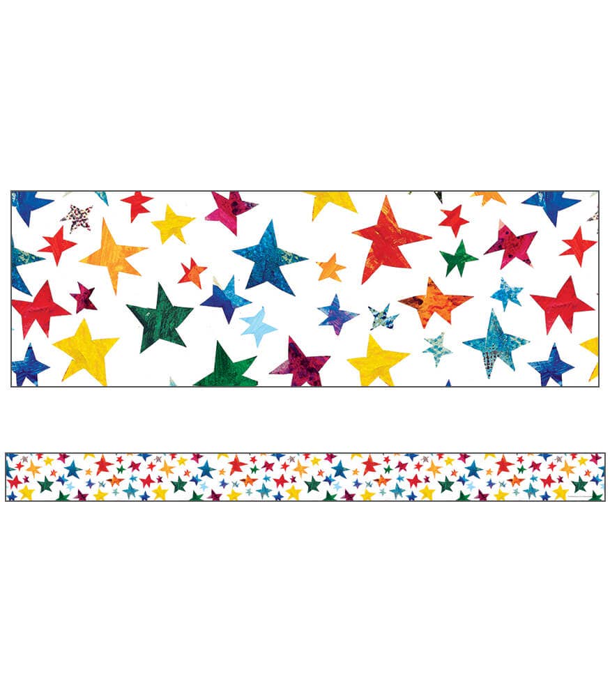 World of Eric Carle Sparkling Stars Straight Borders