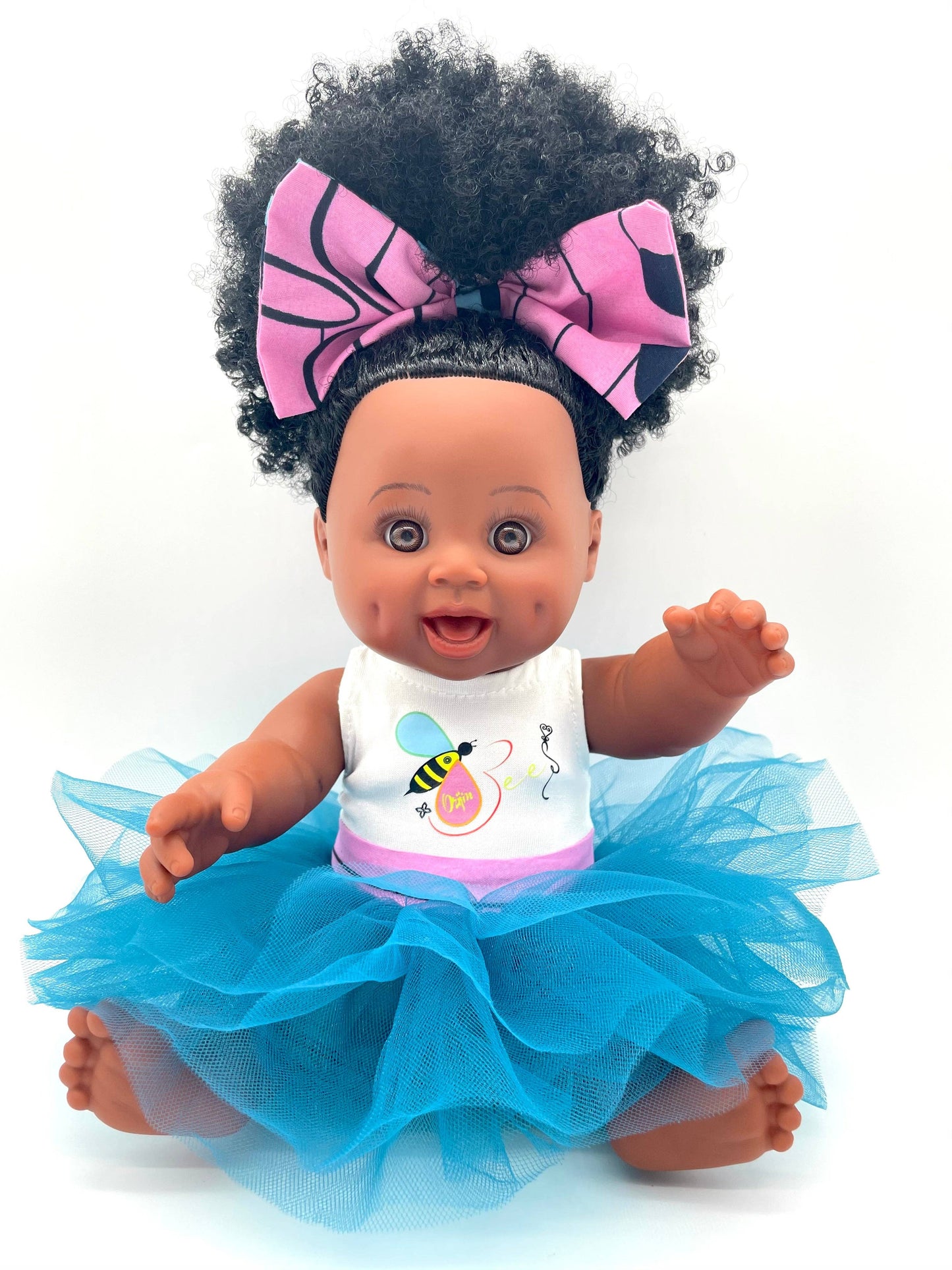 Positively Puffy BeeBlack Baby Doll Natural Curly Hair