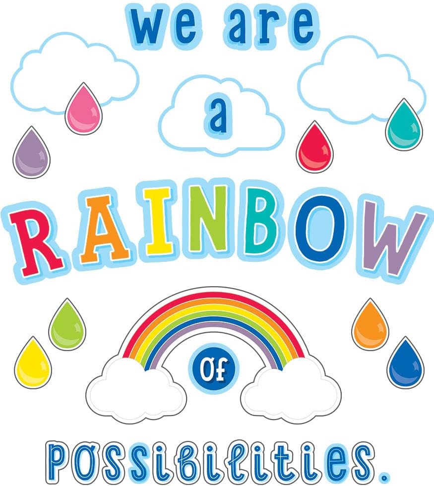 We Are a Rainbow of Possibilities Bulletin Board Set