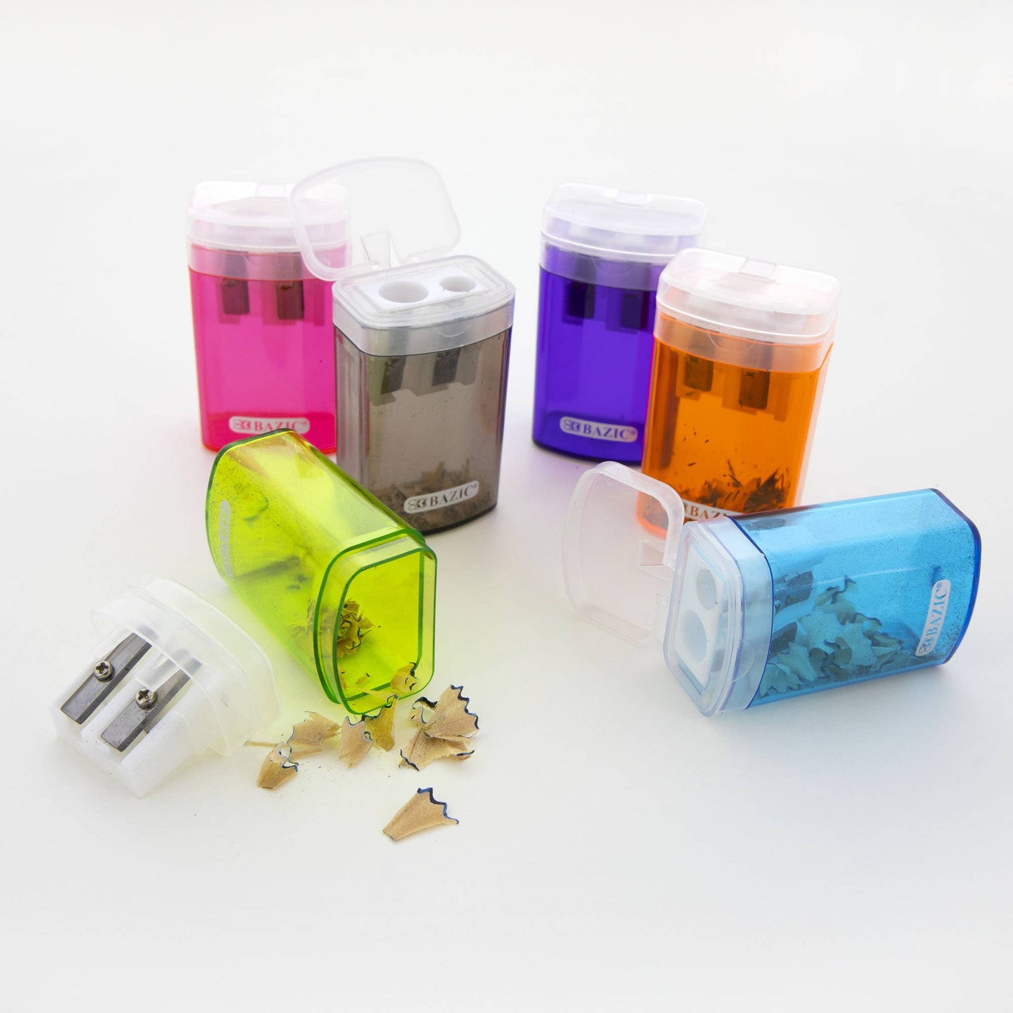 Dual Blades Sharpener w/ Lid & Receptacle: 24