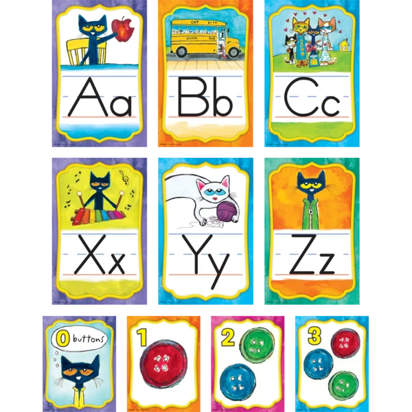 Pete the Cat Alphabet Bulletin Board