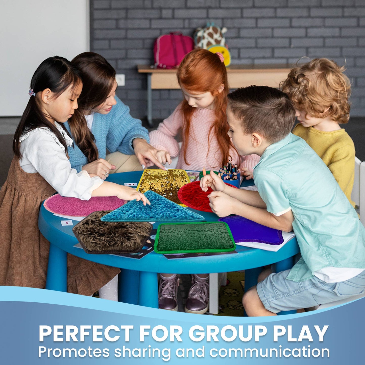 Shapes & Texture Sensory Toys for Kids | 8 pieces