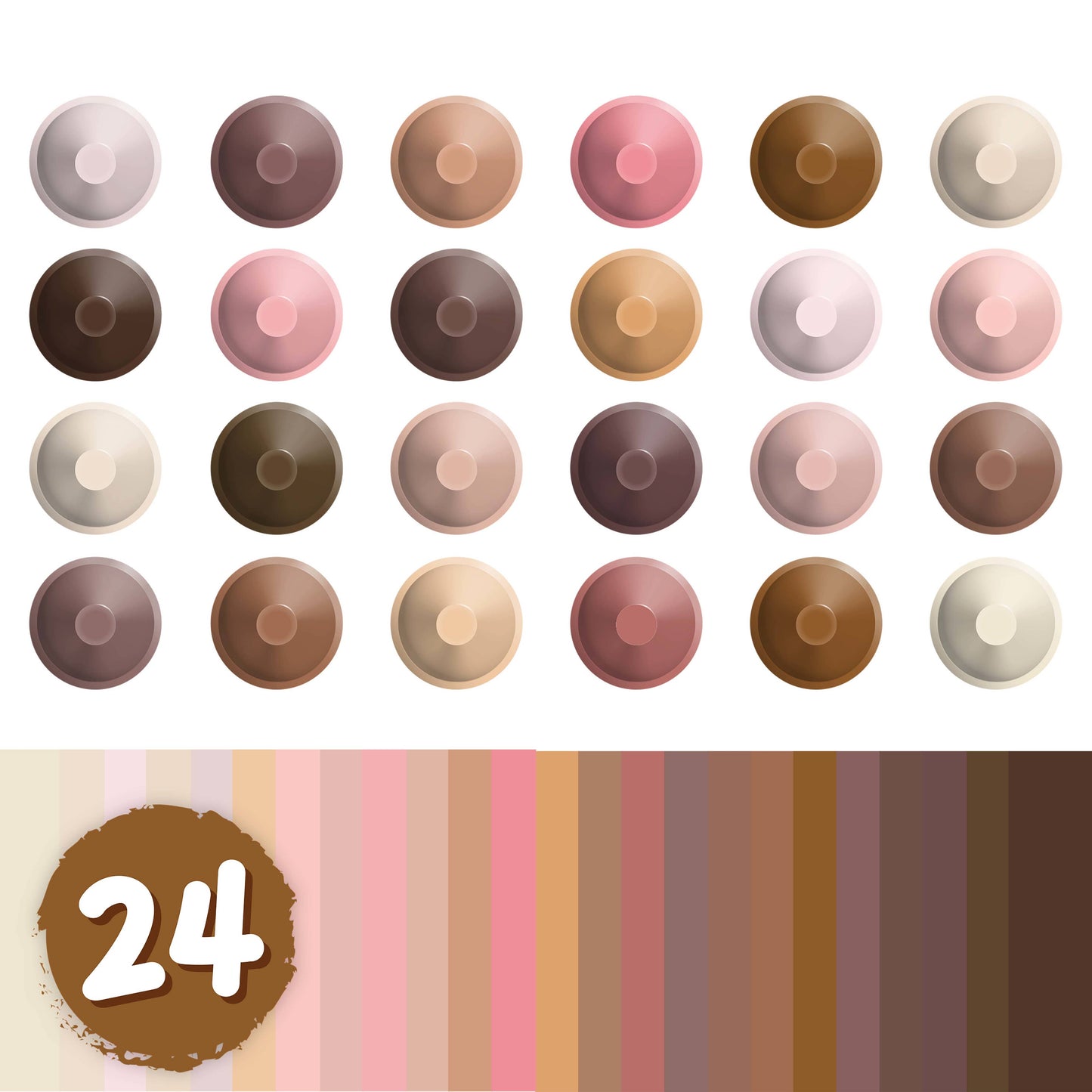 6-pack 24 Count Crayola Colors of the World Crayons